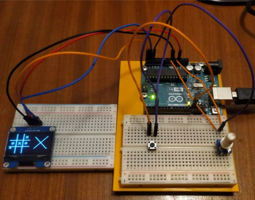 Tic-Tac-Toe on a Microcontroller